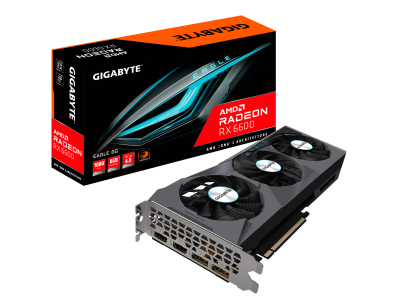Видеокарта Gigabyte Radeon RX 6600 8 ГБ (GV-R66EAGLE-8GD)