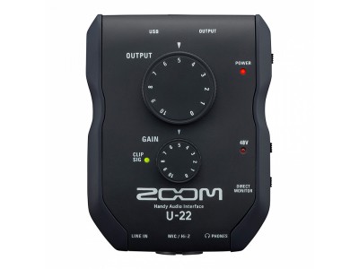 Ручной аудиоинтерфейс Zoom U-22