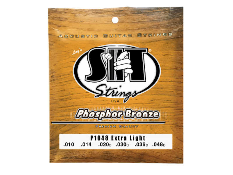 SIT P1048, Phosphor Bronze Extra Light, 10-48